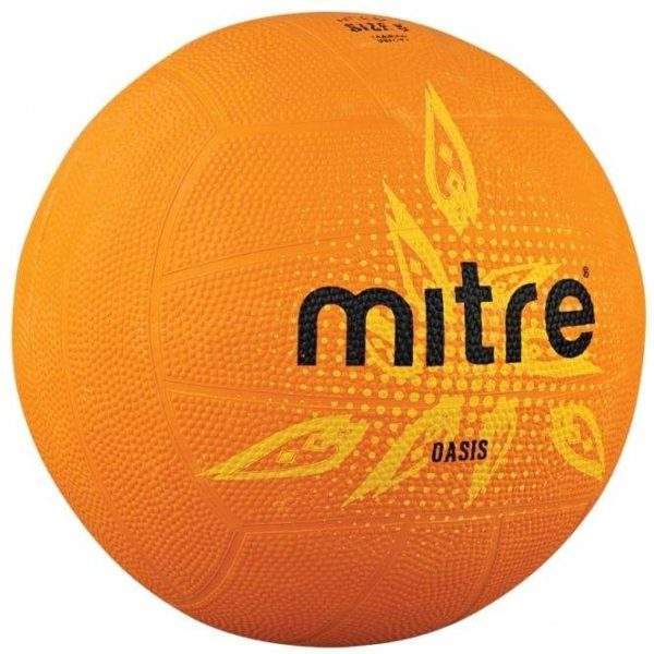 Mitre Oasis Netball Orange by Podium 4 Sport