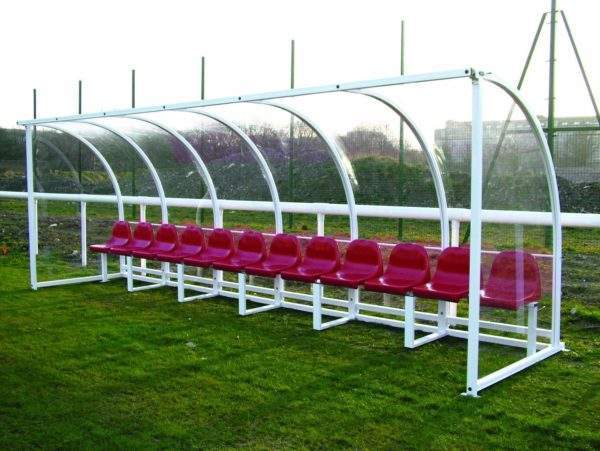 Harrod Premier Team Shelter 6m Fixed Red by Podium 4 Sport