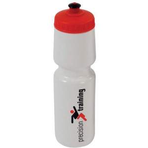Precision Training Water Bottle 750ml White by Podium 4 Sport