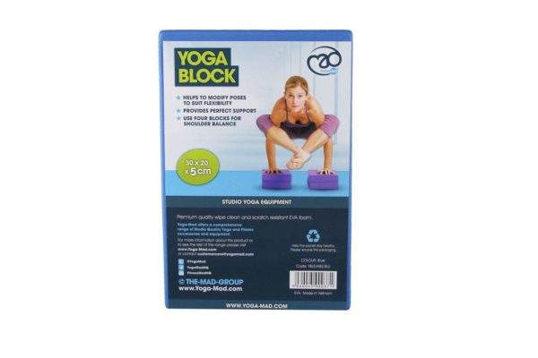 Fitness Mad Full Yoga Block by Podium 4 Sport