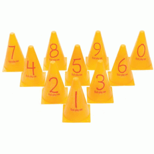First-Play Numbers Cones Set (Pack 10) by Podium 4 Sport