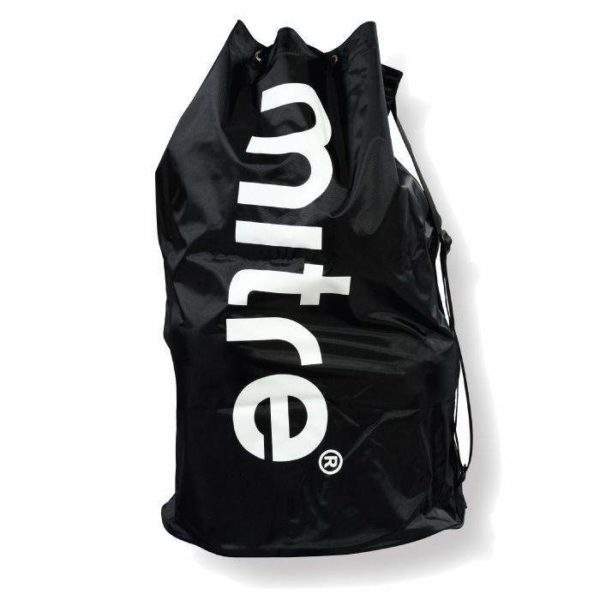 Mitre Black Solid 12 Ball Sack by Podium 4 Sport