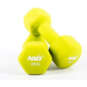 NXG Neoprene Dumbbell Pair 6kg by Podium 4 Sport