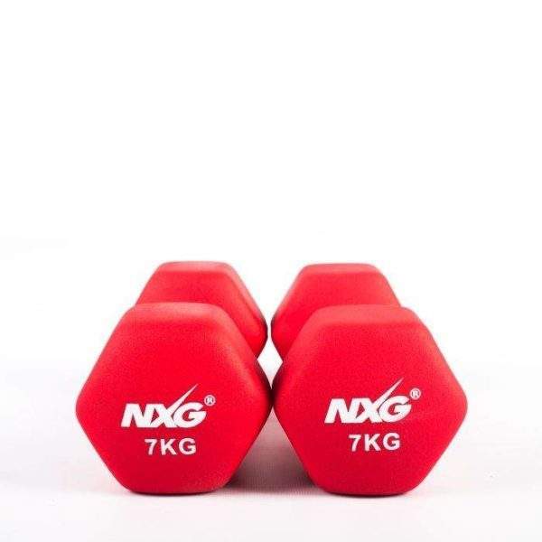 NXG Neoprene Dumbbell Pair 7kg by Podium 4 Sport