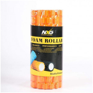 NXG Foam Roller Ribbed Orange by Podium 4 Sport