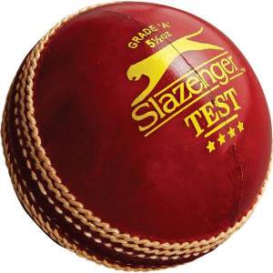 Slazenger Test Cricket Ball (5 1/2 OZ) by Podium 4 Sport