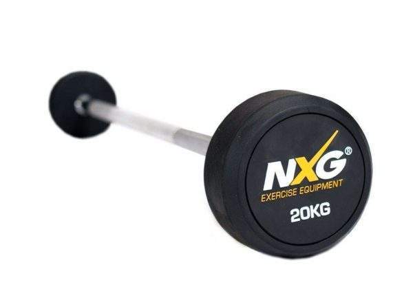 NXG Rubber Barbell 20kg by Podium 4 Sport