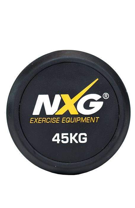NXG Rubber Barbell 45kg by Podium 4 Sport